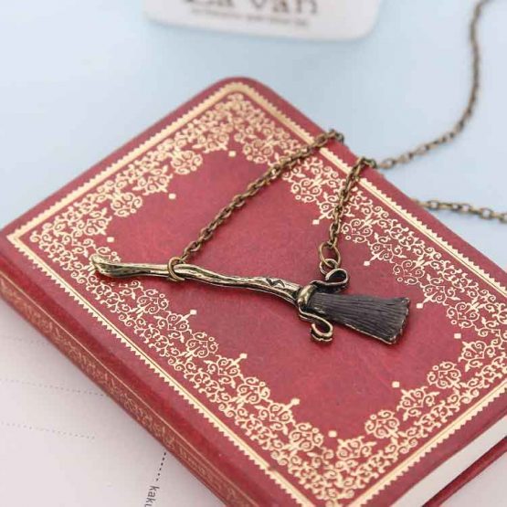 Harry Potter Broom Necklace